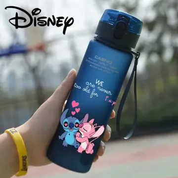 Disney Cup Stitch Thermos Bottle Childen Cartoon Water Cups 304 Stainless  Steel Portable 300ML 450ML