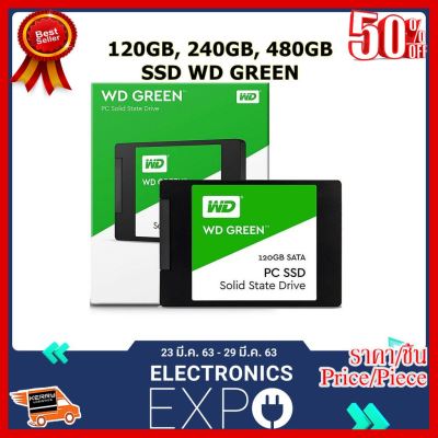 ✨✨#BEST SELLER 120GB,240GB,480GB SSD (เอสเอสดี) WD GREEN SATA III 6Gb/s Warranty 3 - Y ##ที่ชาร์จ หูฟัง เคส Airpodss ลำโพง Wireless Bluetooth คอมพิวเตอร์ โทรศัพท์ USB ปลั๊ก เมาท์ HDMI สายคอมพิวเตอร์