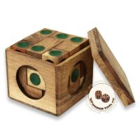 Woodentoys4u เกมบล๊อกไม้ Wooden Enigma Cube Puzzle