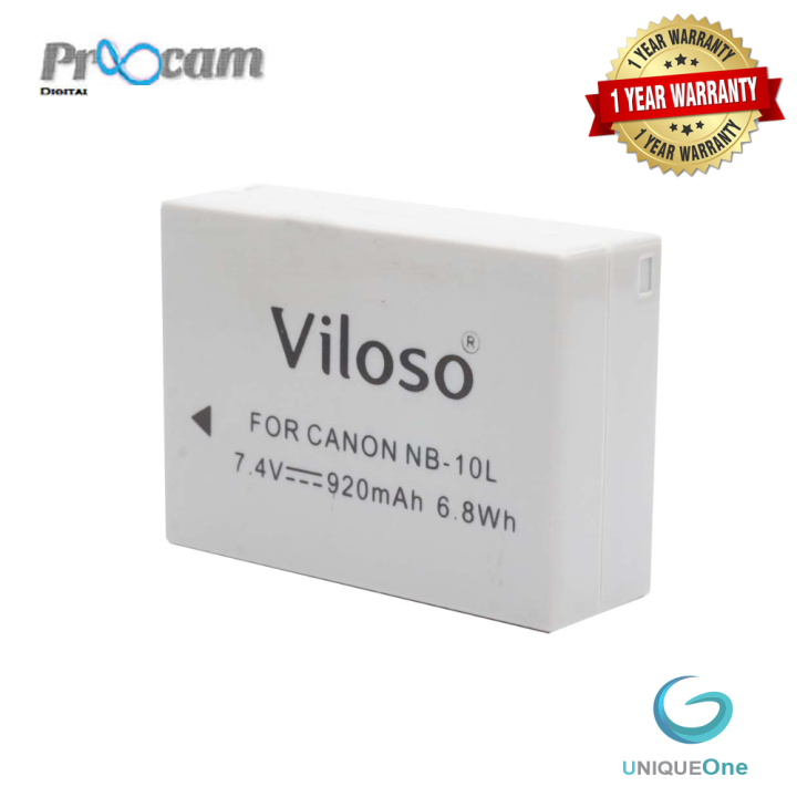 Proocam Battery for Canon PowerShot G16 camera (NB10L) Lazada