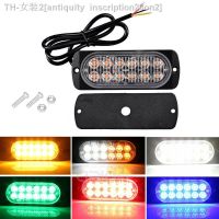 【CW】✸♨  12 12-24V Strobe Warning Car Grille Flashing Truck Hazard Emergency Traffic Stroboskop