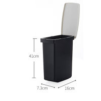 Plastic Trash Can Set Toilet Brush Waste Bin Dustbin Garbage Bag Dispenser poubelle salle de bain