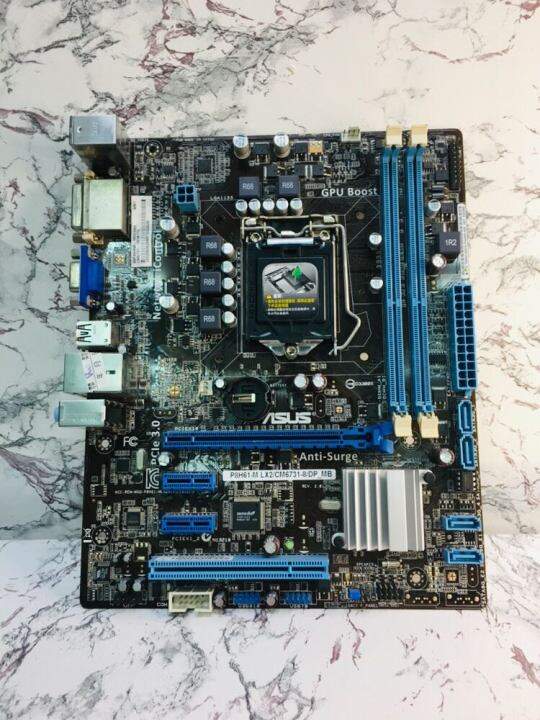 ASUS P8H61-M LX2/CM6731 Desktop 3RD GEN Motherboard H61 Socket LGA 1155 ...
