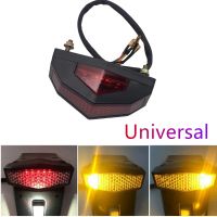 Motorcycle LED Tail Light Universal Stop Brake Lamp Blinker Motorbike Signal Indicator 12V Taillights Moto Accessories