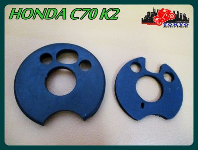 HONDA C70 K2 HANDLE BASE RUBBER SET (2 PCS.) // ยางรองแฮนด์ HONDA C70 K2 (เซ็ท 2 ชิ้น) สินค้าคุณภาพดี