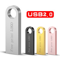 10 PCS Free Custom LOGO Usb flash drive 64 GB Pen drive 128GB USB stick 32gb Metal 128 gb Flash drive 4GB 8GB Flash memory 16GB