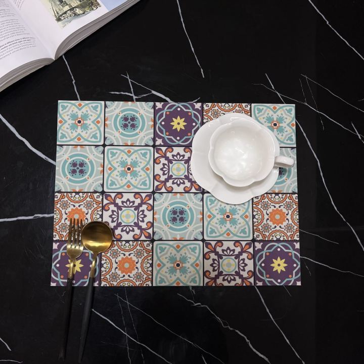 Retro Coffee Patterns, Moisture-proof Absorbent Coffee Pads