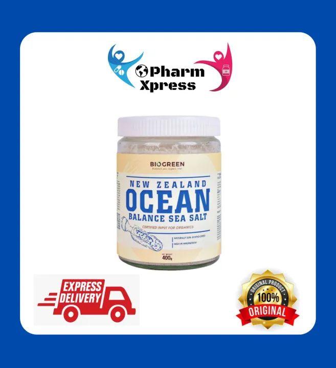 Biogreen New Zealand Organic Ocean Balance Sea Salt 400g Lazada