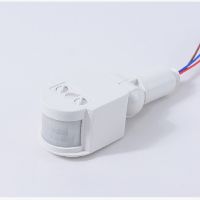 Yingke อินฟราเรดอัตโนมัติเคลื่อนไหว12V เซ็นเซอร์ตรวจจับการเคลื่อนไหว220V 110V Pir จับเวลาติดผนังกลางแจ้ง24V เซ็นเซอร์ตรวจจับการเคลื่อนไหว Saklar Lampu Sensor