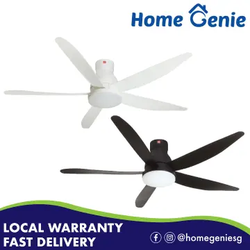 *Free Basic Installation* KDK 60" Ceiling Fan With LED Light, DC Motor and LCD Wireless Remote Control U60FW