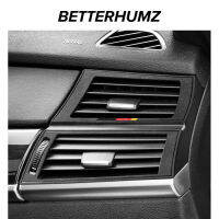 BETTERHUMZ Alcantara Air O Utlet กรอบครอบตัดสำหรับ BMW E70 X6 E71 AC Vents สติ๊กเกอร์คอนโซลกลาง M อุปกรณ์กีฬา