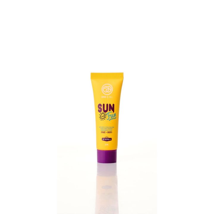 one-amp-all-sun-fun-ultra-gentle-uv-protection-lotion-spf50-pa-face-body-ครีมกันแดดสำหรับผิวหน้าและผิวกาย-20ml