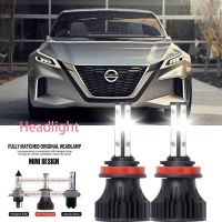 หลอดไฟหน้ารถยนต์ LED LAI 40w 6000k สีขาว สําหรับ nissan Teana III(J33) 2013-2023 รับประกัน 10 เดือน