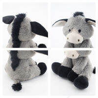 Hot 1ชิ้น25ซม. การ์ตูนสีเทาสีดำ Donkey Stuff สัตว์ Soft Plush จี้ Decor ตุ๊กตาของเล่นตุ๊กตาวันเกิดเด็ก &amp; Gril ของขวัญเพื่อน