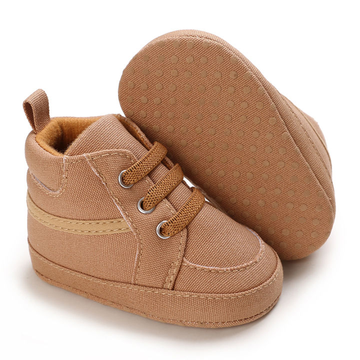 รองเท้าเด็กแรกเกิด-รองเท้าเด็กอนุบาลผ้าฝ้ายพื้นรองเท้ารองเท้าเด็กเด็กๆลำลองแฟชั่นรองเท้าลำลองกีฬา