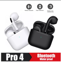 lulu  Rree case]TWS Pro 4บลูทูธ5.0หูฟังไร้สาย TWS Earburds กีฬาในหูสเตอริโอโทรศัพท์ไร้สายหูฟังชุดหูฟัง4รุ่น Pro4