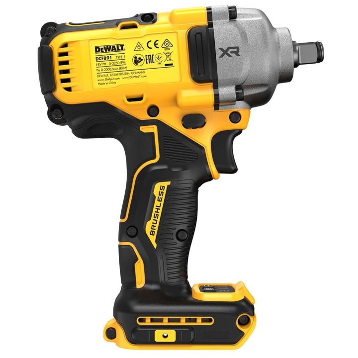 บล็อคกระแทกไร้สาย-ไร้แปรงถ่าน-20v-max-dewalt-dcf891n-เฉพาะเครื่องเปล่า-dcf891n-เซ็ทเครื่อง-ที่ชาร์จ-แบต-กล่อง