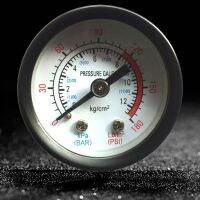 【YD】 Back Mount Pressure Gauge 0-180 psi/kPa- Scale Guage for Air Compressor Gas- Durable 87HA