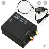 ( Promotion+++) คุ้มที่สุด ตัวแปลง Digital to Analog Audio Converter Adapter มีอะแด๊ปเตอร์แถมให้ในกล่อง ราคาดี อุปกรณ์ สาย ไฟ ข้อ ต่อ สาย ไฟ อุปกรณ์ ต่อ สาย ไฟ ตัว จั๊ ม สาย ไฟ