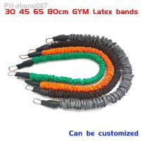 30 45 65 80cm Thicken Latex Gym Rubber Pull Rope Resistance Band Fitness Training Trainer Taekwondo Kick Customizable