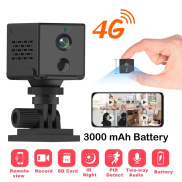 4G Sim Thẻ Wifi Máy ảnh Mini 5MP Full HD Được Xây Dựng Trong 3000MAh Pin