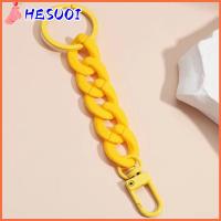 HESUOI 3Pcs พลาสติกทำจากพลาสติก พวงกุญแจแบบห้อย อะคริลิค งานทำมือ ห่วงโซ่เชื่อมโยง สากลสากลสากล ถอดออกได้ จี้ห้อยกระเป๋าถือ ผู้หญิงผู้หญิงผู้หญิง