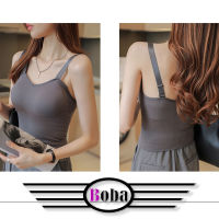 Boba-6828-บราสายเดี่ยว เสื้อกล้าม สายเดี่ยว เสือแฟชั่นผู้หญิง บราสายเดี่ยวแบบสวม