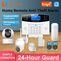 【LZ】✚  TUYA Smart Home GSM Security Alarms For Home WIFI Wireless Home Alarm For Garage Residential House Security Alarms Support Alexa