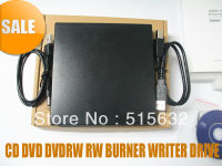 ใหม่ภายนอก dual Layer USB 2.0 CD DVD DVDRW RW Burner Writer Drive สำหรับ PC B lack