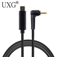 Type C USB C Input To DC 4.0x1.7mm Power PD Charge Angled Cable For Laptop 18 20V