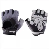 Half Finger Cycling Gloves Outdoor Fingerless Non-Slip Shock Absorption