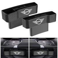 [HOT HOT SHXIUIUOIKLO 113] โลโก้อัตโนมัติหนังรถที่นั่ง Gap กล่องเก็บ Organizer กระเป๋าสำหรับ MINI Cooper F55 F56 R60หนึ่ง JCW Clubman Countryman Cabrio ทำงาน R59