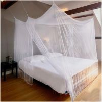 【LZ】☁❍☑  Large Mosquito Net for Double King Size Bed Canopy Camping Screen House Finest Mesh 300 Holes Palace Mosquito Tent Bed Curtain