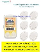 COMBO 6 Van trắng Maymom - Tương thích với Máy hút sữa Medela Pump in Style