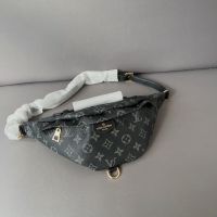 TOP.1LV S3สำหรับผู้ชายและผู้หญิง,กระเป๋าคาดเอวลายดอกไม้หนังแท้คลาสสิกปรับได้