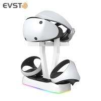 【สินค้าออกใหม่】แท่นชาร์จแว่นตา VR พร้อมไฟ RGB ระบบชาร์จแม่เหล็กแท่นชาร์จป้องกันการตกหล่น USB-C เพื่อความบันเทิงแว่น VR อุปกรณ์เสริม