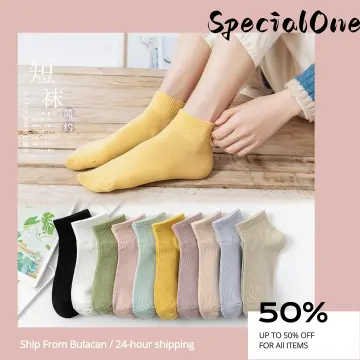 Candy Colors Women Ankle Socks Funny Cute Solid color Boat Socks Womens  Lady Girl Sock Short