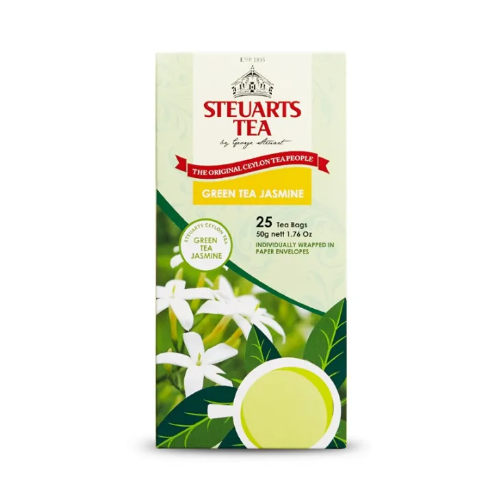 Steuarts Green Tea with Jasmine (25 bags) Lazada PH