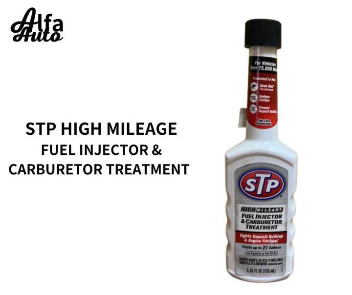 STP High Mileage Fuel Injector And Carburetor Treatment 155ml Lazada