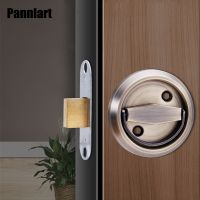 Pannlart Invisible Door Pull Ring Locks Hidden Door Lock Sliding Door Lock Wooden Door Handles Surface Mounted Handle