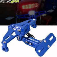 Motorcycle LED License Plate Holder Support Plaque Moto Bracket Frame For YAMAHA XJ6 DIVERSION XJR1300 XJR 1300 FJR1300 FJR 1300