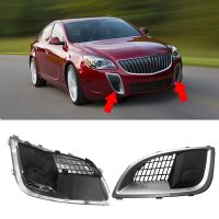 1 PC Car Right Fog Light Grille Fog Trailer Cover Front Bumper Light Grille Racing Grills Plastic Accessories for Buick Regal GS 2012-2017