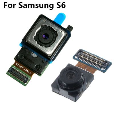 【❂Hot On Sale❂】 anlei3 กล้องด้านหลังโมดูลด้านหน้าลูกเบี้ยวขนาดเล็กสำหรับ Samsung Galaxy S6 G920 G9200 G920f