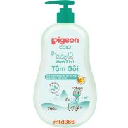 Tắm gội toàn thân cho bé Pigeon chiết xuất Jojoba 700ml