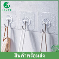 Janet (พร้อมส่ง) ตะขอติดผนัง ตะขอ ตอขอแขวน ตะขอยึดฝาผนังแขวนสิ่งของหมุนได้ 180 องศา รับน้ำหนักได้มากกว่า 15 กิโล