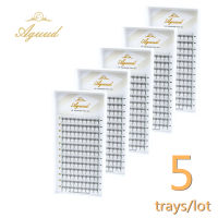 AGUUD 6001200 Fans Thin Roots Slim Base Premade Fans Lash Medium Stem Sharp Pointy Base Promade Volume Fans Eyelash Extensions