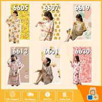 【WYR】Size M-XXXL Baju Tidur mickey Women s pyjamas Plus Size Milk Silk Pyjamas Sleepwear Pajamas Nightwear