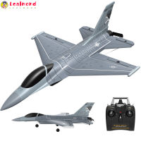 เครื่องบินบังคับ F16 LEAL 2.4G 4CH 6-Shaft One Key Aerobatic RC Fixed-Wing RC Aircraft 365Mm Wing Span โฟม EPP ควบคุมระยะไกลเครื่องร่อนสำหรับเป็นของขวัญเด็ก