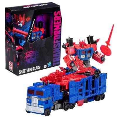 Transformers Shattered Glass Ultra Magnus Starscream Megatron Blurr Jetfire Glodbug Blaster Rewind Soundwave Slicer Figure Toy