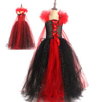 The Fates Costume Dress For Girls Halloween Scary Costumes Elegant Girls Tutu Dress Carnival Disguise Clothes Robe Vestidos